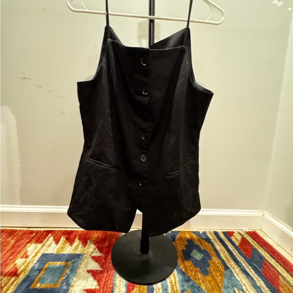 Sunday in Brooklyn Black Sleeveless Top